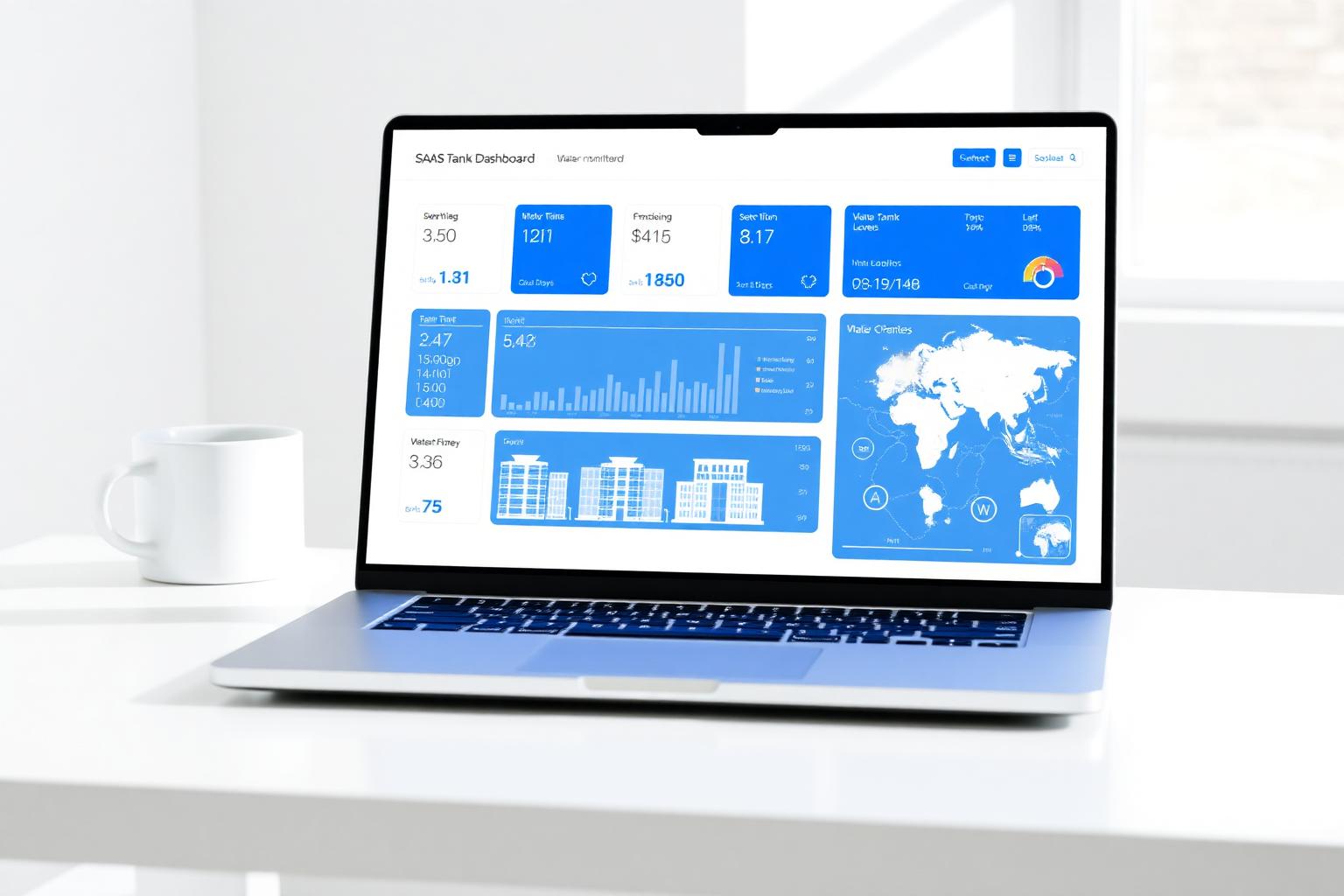 Dashboard web da Cronos no celular